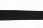Preview: Gurtband Baumwolle 30mm schwarz (1 m)