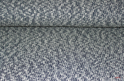 leichter Strickstoff dunkelblau-creme (10 cm)