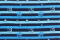 Preview: Stretch Jersey Segelschiffe blau (10 cm)