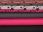 Preview: Lilofant Sterne gestreift pink/beere (10 cm)