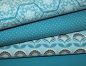 Preview: Jersey "Spitzenpolka" petrol (10 cm)