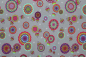 Preview: Stretch Jersey Blumenkreise (10 cm)
