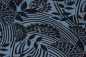 Preview: Stretch Jersey Malo Blumen blau (10 cm)