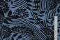 Preview: Stretch Jersey Malo Blumen blau (10 cm)