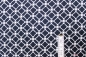 Preview: Stoff Screen Print dunkelblau (10 cm)