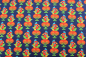 Preview: Stretch Jersey Parrots dunkelblau (10 cm)