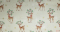 Mobile Preview: Baumwollstoff "1791 Traditional Metallic Reindeer" (10 cm)