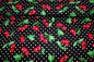 Preview: Designerbaumwolle Cherry Dot schwarz (10 cm)