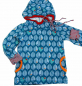 Preview: Stretchsweat Blätter petrol (10 cm)