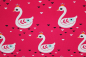 Preview: Jersey Swan Princess pink (10 cm)