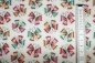 Preview: Designer- Baumwollstoff "Flutter" creme (10 cm)