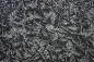 Preview: Designerbaumwollstoff Fairy Frost silbermetallic/ schwarz (10 cm)