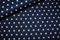 Preview: Baumwolle "Star" navy-white (10 cm)
