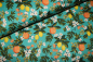 Preview: Designer- Baumwollstoff Citrus Floral teal (10 cm)