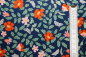 Preview: Designer- Baumwollstoff Strawberry Fields Primrose navy (10 cm)