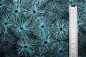 Preview: Designer-Baumwollstoff "Urchin" blau (10 cm)
