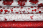 Preview: Designer-Baumwollstoff Holiday Charms Sterne (10 cm)