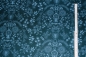 Preview: Designerbaumwollstoff Floralism Azur (10 cm)