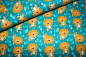 Preview: Jersey Djungle petrol/senf (10 cm)