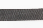 Preview: Gurtband Baumwolle 25mm dunkelgrau (1 m)