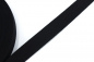 Preview: Gurtband Baumwolle 25mm schwarz (1 m)
