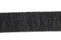 Preview: Gurtband Glitzer 30mm schwarz/gold (1 m)