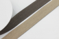 Mobile Preview: Gurtband zweifarbig 30mm warmes grau/sand (1 m)