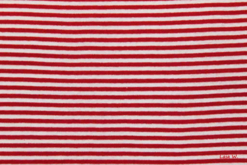 Feinstrickbündchen Stenzo rot/weiß (10 cm)