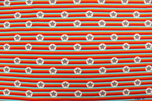 Stretch- Jersey Stars and Stripes (10 cm)