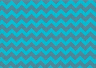 Jersey Chevron türkis/petrol (10 cm)