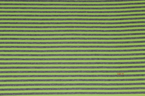 Jersey graumeliert/grün  (10 cm)