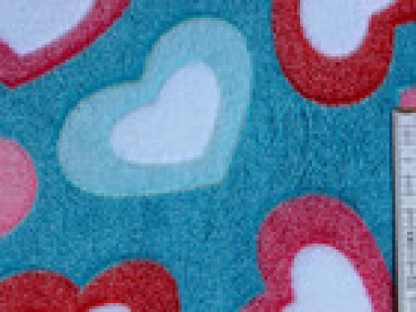 Wellnessfleece Herzen (10 cm)