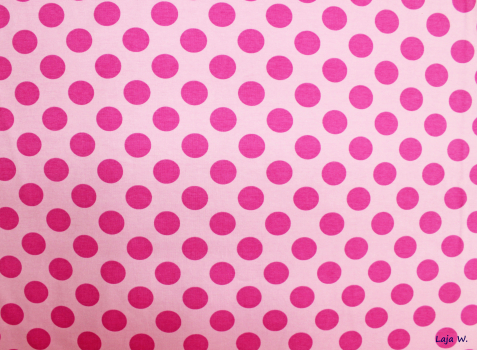 Jersey Punkte rosa (10 cm)