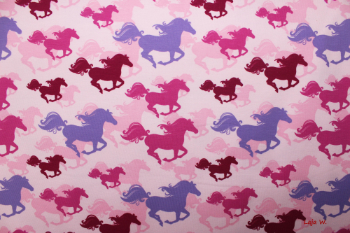 Jersey Pferde rosa (10 cm)