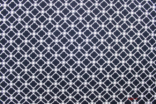 Stoff Screen Print dunkelblau (10 cm)