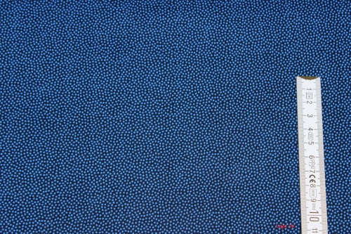 Baumwolle unregelmäßige Pünktchen blau (10 cm)