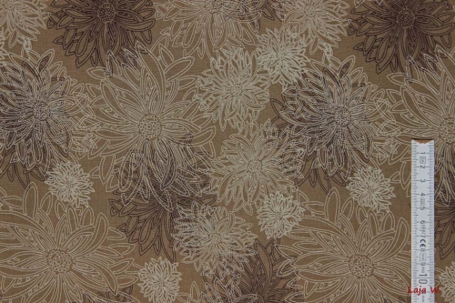 Designerbaumwolle Floral Elements Green Wood (10 cm)