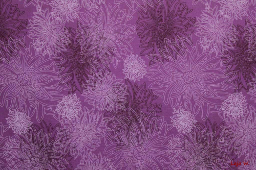 Designerbaumwolle Floral Elements Iris (10 cm)