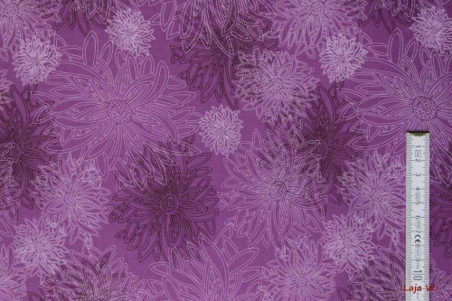 Designerbaumwolle Floral Elements Iris (10 cm)