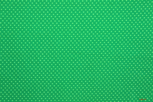 Jersey Punkte Mini mittelgrün/helleres grün (10 cm)