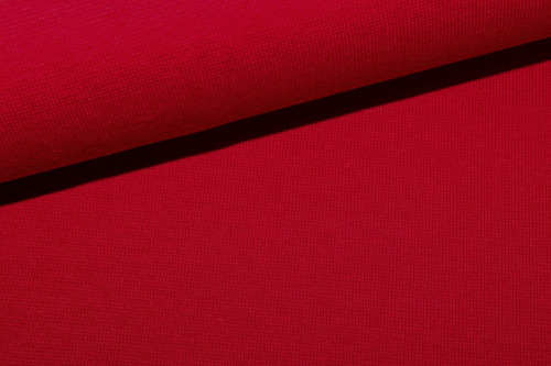 Bündchen Feinstrick dunkleres rot (10 cm)