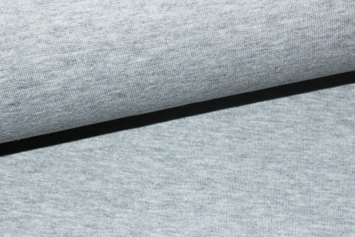 Bündchen Feinstrick hellgraumeliert (10 cm)