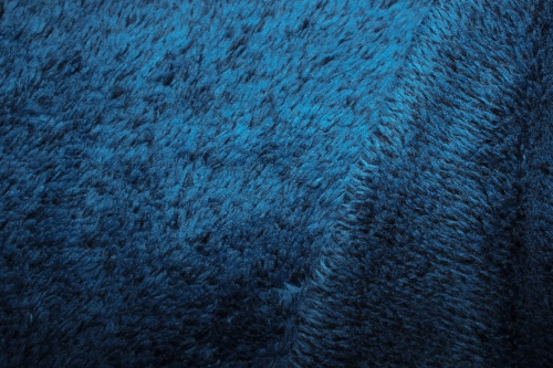 Kuschelfleece Chacky kräftiges blau (10 cm)