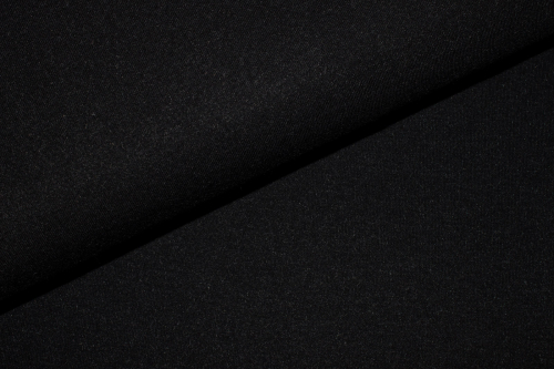 Winter-Viskose-Jersey Pesante schwarz (10 cm)