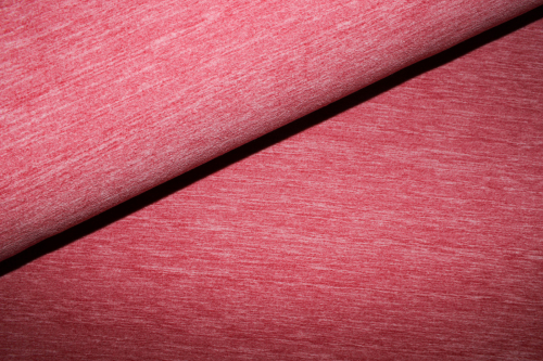 Fleece leichte Qualität rot-meliert (10 cm)
