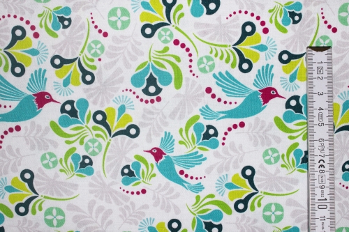 Designerbaumwolle "Flit and Bloom" (10 cm)