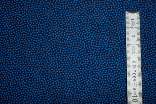 Baumwollstoff Dotty dunkelblau (10 cm)