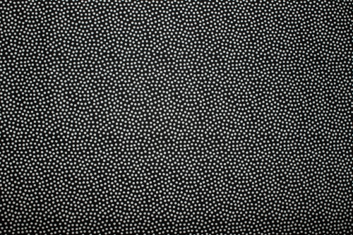 Baumwollstoff Dotty schwarz (10 cm)