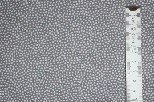 Baumwollstoff Dotty grau/weiß  (10 cm)