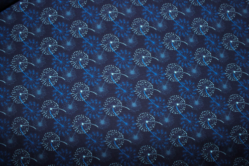 Jersey Pusteblume dunkelblau (10 cm)